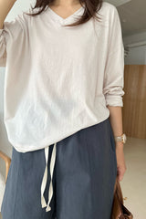 Pima V Neck Tee