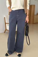 Blue Dye Pants