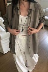 Overfit Linen Shirt