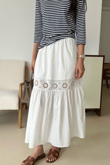 Lace Panel Skirt