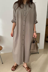Maxi Shirt Dress