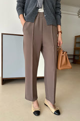 Crepe Banded Pants