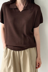 Viscose Collar Knit