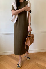 Short Slv Knit Dress