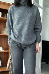 Whole Garment Turtleneck Sweater