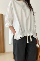 Double Ruffle Blouse