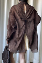 Back Twist Shirt
