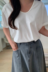 Essential U-Neck Tee