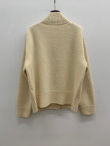 Superfine Wool Button Cardigan