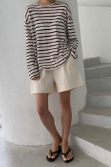 Slub Stripe Tee