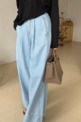 Double Denim Pants