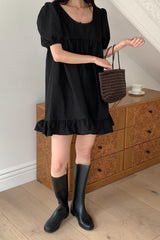 Tie Back Babydoll Dress