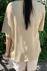 Raw Seam Detail Tee