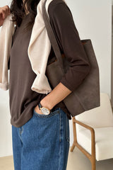Real Suede Bag