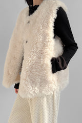 Soft Faux Fur Vest Jacket