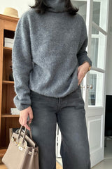 Whole Garment Turtleneck Sweater