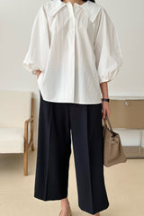Volume Collar Blouse