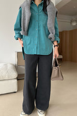 Soft Wale Rounded Corduroy Shirt