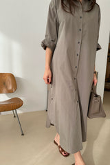 Maxi Shirt Dress