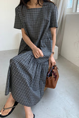 Check Square Dress