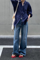 Luxe Lyocell Oversized Shirt