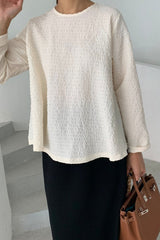 Crinkle Ease Blouse