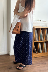 Ditsy Floral Midi Skirt