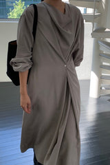 Modern Cowl Dress