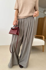 Button Wide Pants