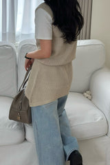 Side Tie Layering Knit Top