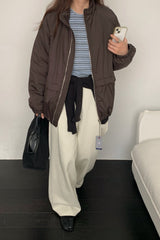 Thinsulate Jumper in Brown, Thinsulate padded jacket