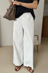 Stripe Cotton Pants