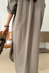 Maxi Shirt Dress