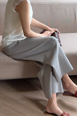 Crop Knit Wide Pant