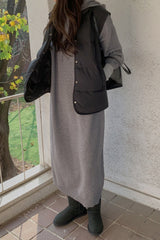 Soft Knit Hoodie Dress