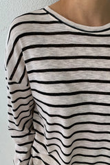 Slub Stripe Tee