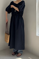 Balloon Sleeve Maxi