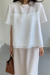 Studio Modal Tiered Blouse