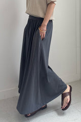 Modal Gathered Maxi Skirt