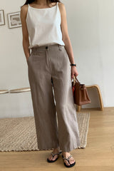 Washed Linen Pants