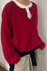 Button Round Knit