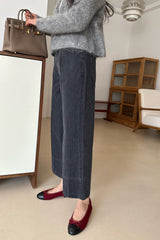 Straight Charcoal Denim