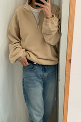 Terry Half Zip Pullover