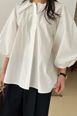 Volume Collar Blouse