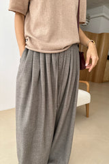 Button Wide Pants
