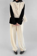 Soft Faux Fur Vest Jacket