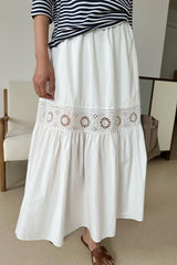 Lace Panel Skirt