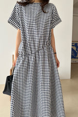 Easy Gingham Day Dress