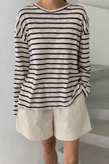 Slub Stripe Tee
