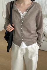 Spring Alpaca Cardigan